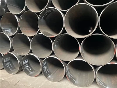 Mechanical properties of SSAW steel pipes